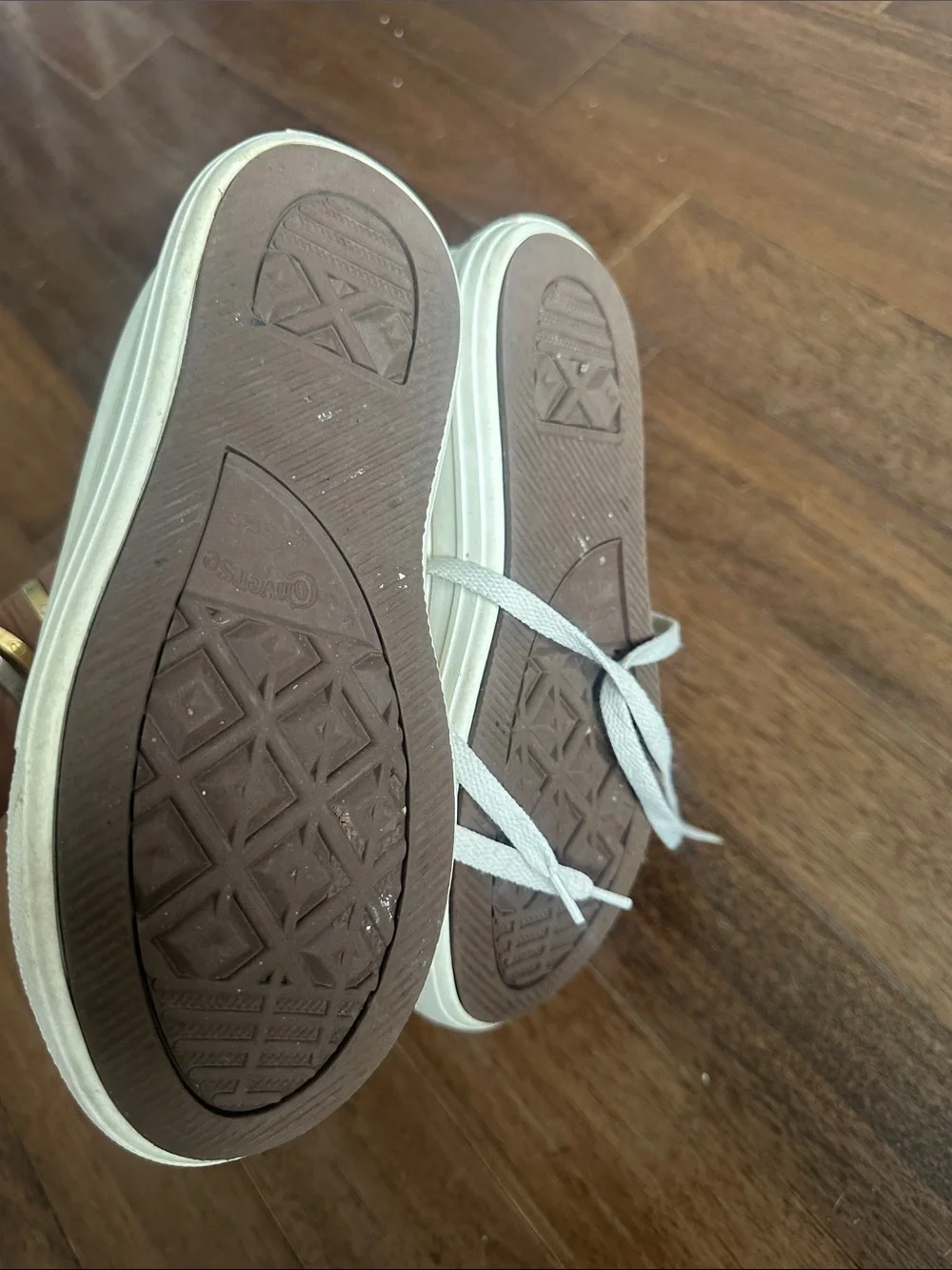 Converse Kids High-Top Sneakers — Beige/Cream